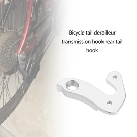 ECSiNG Mech Derailleur Hanger Derailleur Hook Bicycle Tail Hook Rear Derailleur Hook Aluminum Alloy With 2 Screws Compatible with Carrera Compatible with Whyte Dropwh20 Silver
