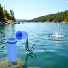 Blue Waterproof Storage Bottle Container with Lanyard – Floating Dry