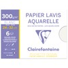 Clairefontaine 96340C Folder Watercolour Paper Ideal for Wet Techniques 300