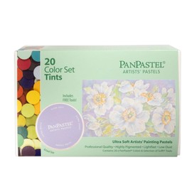 PanPastel 30204 Ultra Soft Artist Pastel 20 Color Set - Tints w/Sofft Tools
