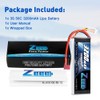 Zeee 3S Lipo Battery 2200mAh 11.1V 50C Shorty Pack Battery