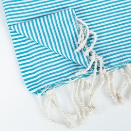 Darido Handmade Honeycomb Fouta Hammam Towel - XXL Sauna, Bath, & Beach Towel 100 x 200 cm - 100% Cotton - Lightweight, Soft & Absorbent - Multiuse & practical