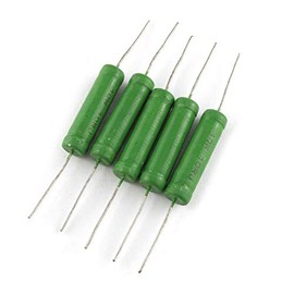 E-outstanding 10 ohm Resistor 5 PCS 10W 10 Ohm 5% Fixed Type Axial Leaded Wire Wound Resistors for DIY Electronic Projects and Experiments