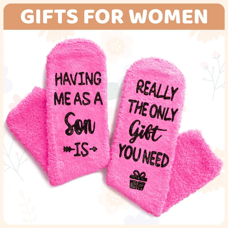 HAPPYPOP Mothers Day Socks - Gifts for Mom from Son,