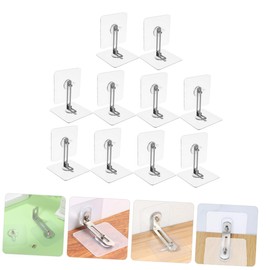 Totority Baby Proofing Furniture Wall Anchors 10 Sets No Drill Secure Fixation Universal for Cupboards Drawers