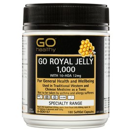 GO Healthy Go Royal Jelly 1000mg with 10-HDA 12mg Cap X 180