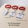 Fashion Sparkle Crystal Rhinestone Neck Lanyard,Bling Badge Holder with 2PCS