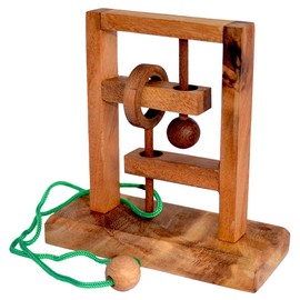 Square String Puzzle Small, Trap The Mouse String Puzzle, Free the String Completely with the Mouse from the Game, Puzzle Wood IQ Puzzle, Puzzle Game, String Puzzle, Puzzle, Wooden Puzzle