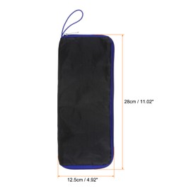HARFINGTON Wet Umbrellas Bag 11"x5" Superfine Fiber Reversible Umbrellas Sleeve Cover Portable Waterproof Case for Storage Carry Travel Home Outdoor, Blue