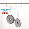 8 Pack Metal Space Saving Hangers, Stainless Steel Space Saver