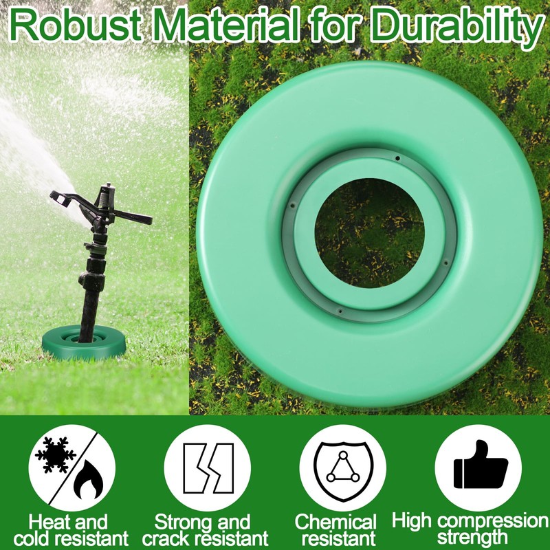 Reallnaive 6 Pack Sprinkler Head Protector for Lawn 6 Inch