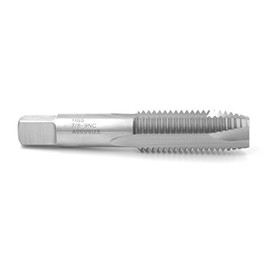 Accusize Industrial Tools 7/8-9Nc H.S.S. Spiral Point Tap, 3 Flutes, American Standard, Fully Ground, Spt-7/8-9