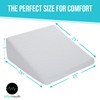Cooling Wedge Pillow - 10 Inch Bed Wedge Pillow -