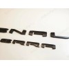 GMC 4PCS Set Matte Black Door Rear DENALI SIERRA Emblems