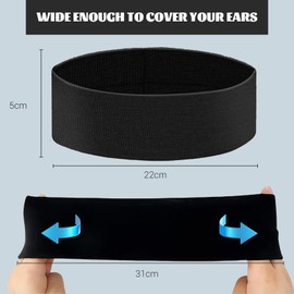 AstraGlam 8 Stück Stirnband Damen Sport Set, Breite 2.5 Zoll Haarband Für Damen Und Herren, Elastische rutschfeste Haarbänder Für Yoga, Fitness, Laufen, Training, Buntes Schweißband