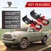 JY PERFORMANCE Front Demon Tow Hook Brackets with 3/4in Shackle