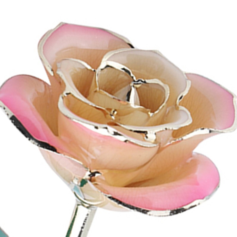Long Stem Dipped 24k Gold Rose in Gift Box with