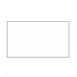 Satoh PB-1 Labels, Weak Viscose, Plain White, Pack of 10