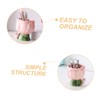 Ipetboom Ceramic Makeup Brush Holder Cute Flower Design Storage Pot