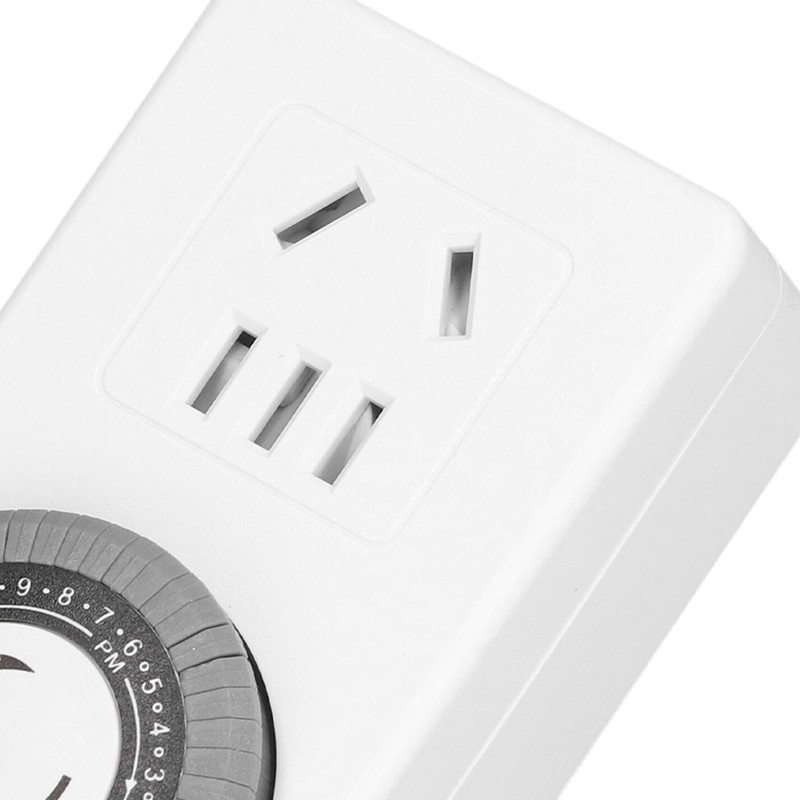 Mechanical Timer Outlet 24 Hours Timing Switch Socket Auto Shut