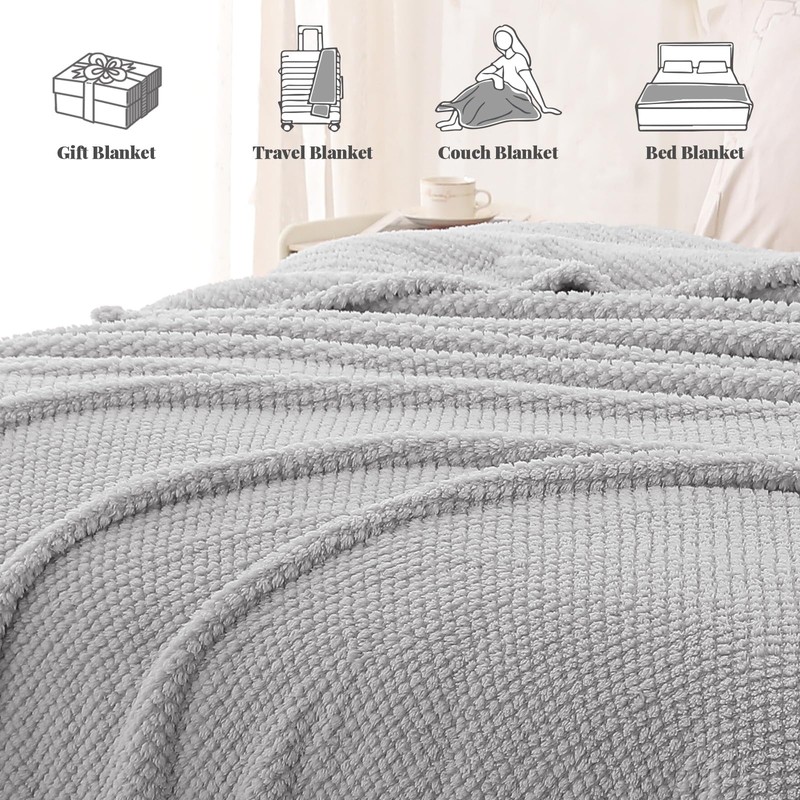 Whale Flotilla Soft and Warm Flannel Blanket 150 x 200