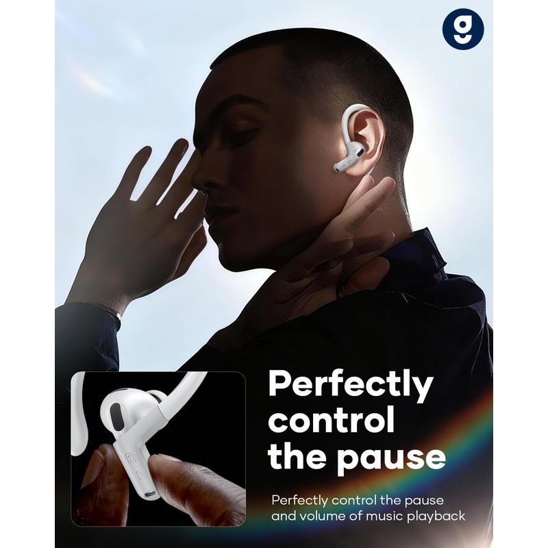Gcioii Memory Titanium Alloy Ear Hooks for AirPods Pro 3/Pro