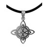 TClaudia Plata 925 Collares para Mujer con Dije Nudo de