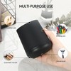 Matte Black Toothbrush Holders for bathrooms with Silicon Boot, Modern