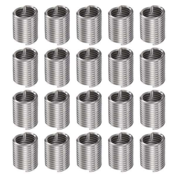 HARFINGTON 20pcs Wire Threaded Inserts 5/8-11 UNC 2D 31.8mm 304