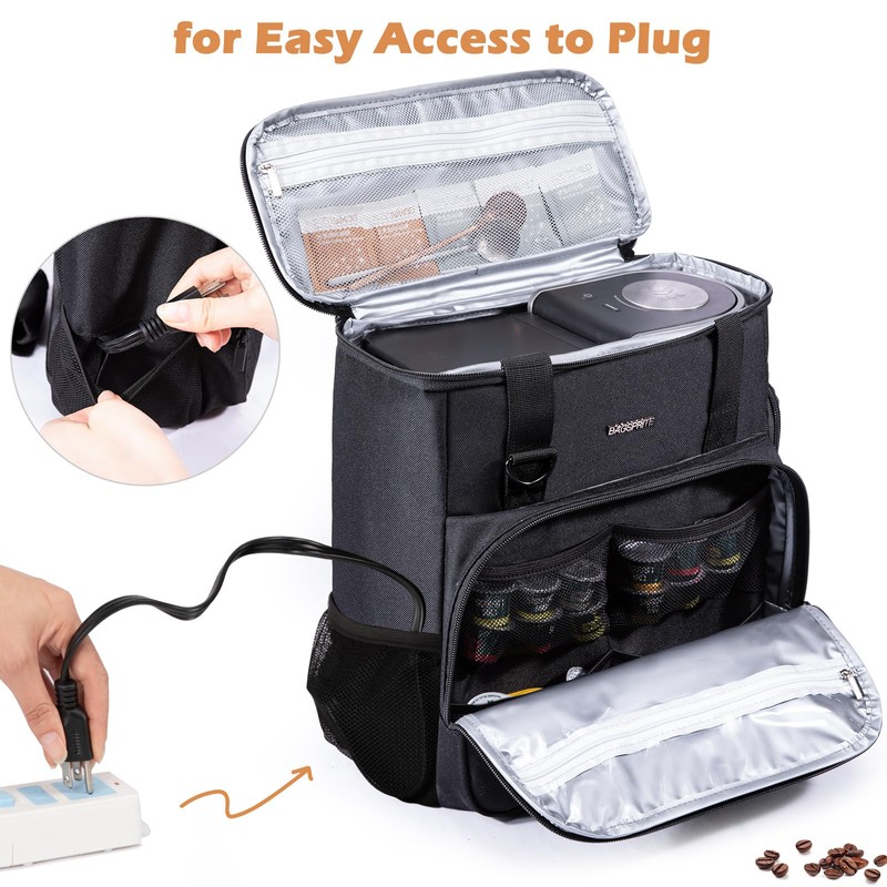 BAGSPRITE Coffee Maker Travel Bag Compatible with Keurig K-Mini or