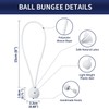 Nicoone 100 PCS Bungee Cords with Balls,6 Inch Marquee Toggles