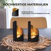 Tea Light Holder Decorative Gold - Set of 2 Tea
