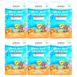 A simple day Simple Haru Kids Altige Omega Chew 600, 30 Gummies, 6 / 담백하루 키즈 알티지 오메가 츄 600 30구미 6개