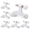 KOVOSCH 6 Pack Hinge Pin Door Stopper White - Adjustable
