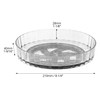 QWORK® Turntable Organiser, Diameter 22 cm Rotating Lazy Susan Spice