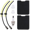 FitBest Air Filter Fuel Line Kit Primer Bulb For Husqvarna