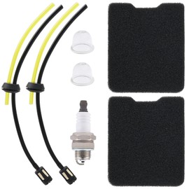 FitBest Air Filter Fuel Line Kit Primer Bulb For Husqvarna 145BT 155BT 145BF Leaf Blowers