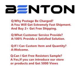 BENTON 100 Values 5% 1Ω- 1MOhm 1 Watt 1000pcs  Resistors Kit Resistors Assortment kit