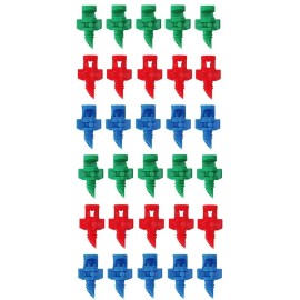 Wwahuayuan 180Pcs Drip Irrigation Emitters Micro Sprinkler Heads Misting Nozzles for Plants