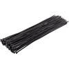 24 in. Cable Zip Tie 175 lbs. Multi-Purpose Self-Locking Black