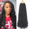 9 Packs Senegalese Twist Crochet Hair with Curly Ends Boho