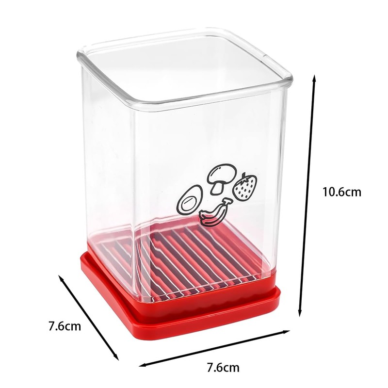 Nicear Cup Slicer with Push Plate Fruit Chopper Multi-purpose Cup