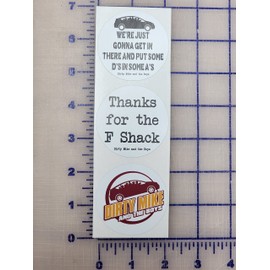 Dirty Mike and the Boys F Shack 3 pack bumper Vinyl stickers | Decal vinyl Sticker | Cars Trucks Vans Walls Laptop | vinyl stickers American enthusiasts Custom