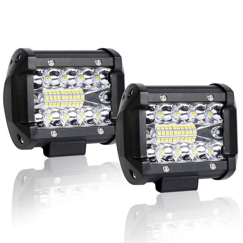 URAQT LED Work Light, 2 x 60 W Car Headlight,