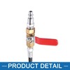 A ABSOPRO Engine Air Valve Holder Pressure Pipe w/Ball Valve