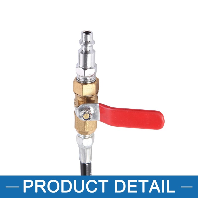 A ABSOPRO Engine Air Valve Holder Pressure Pipe w/Ball Valve
