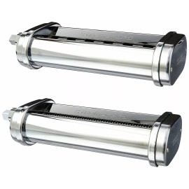 KitchenAid KSMPCA Pasta Cutter Attachment Set (2 Piece), One Size, Silver