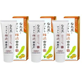Nata Beans Clean Persimmon Shibu Toothpaste, 4.2 oz (120 g), Set of 3