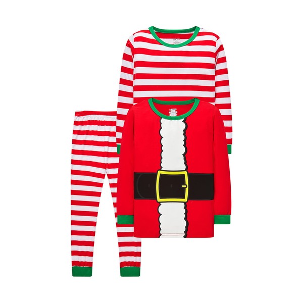 Lolpip Boys Long Sleeve 4–Piece Small Kids Sleepwear Pyjamas Set