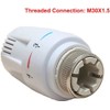 Only 4 Piece Thermostat Radiator Valve Head, M30 x 1.5